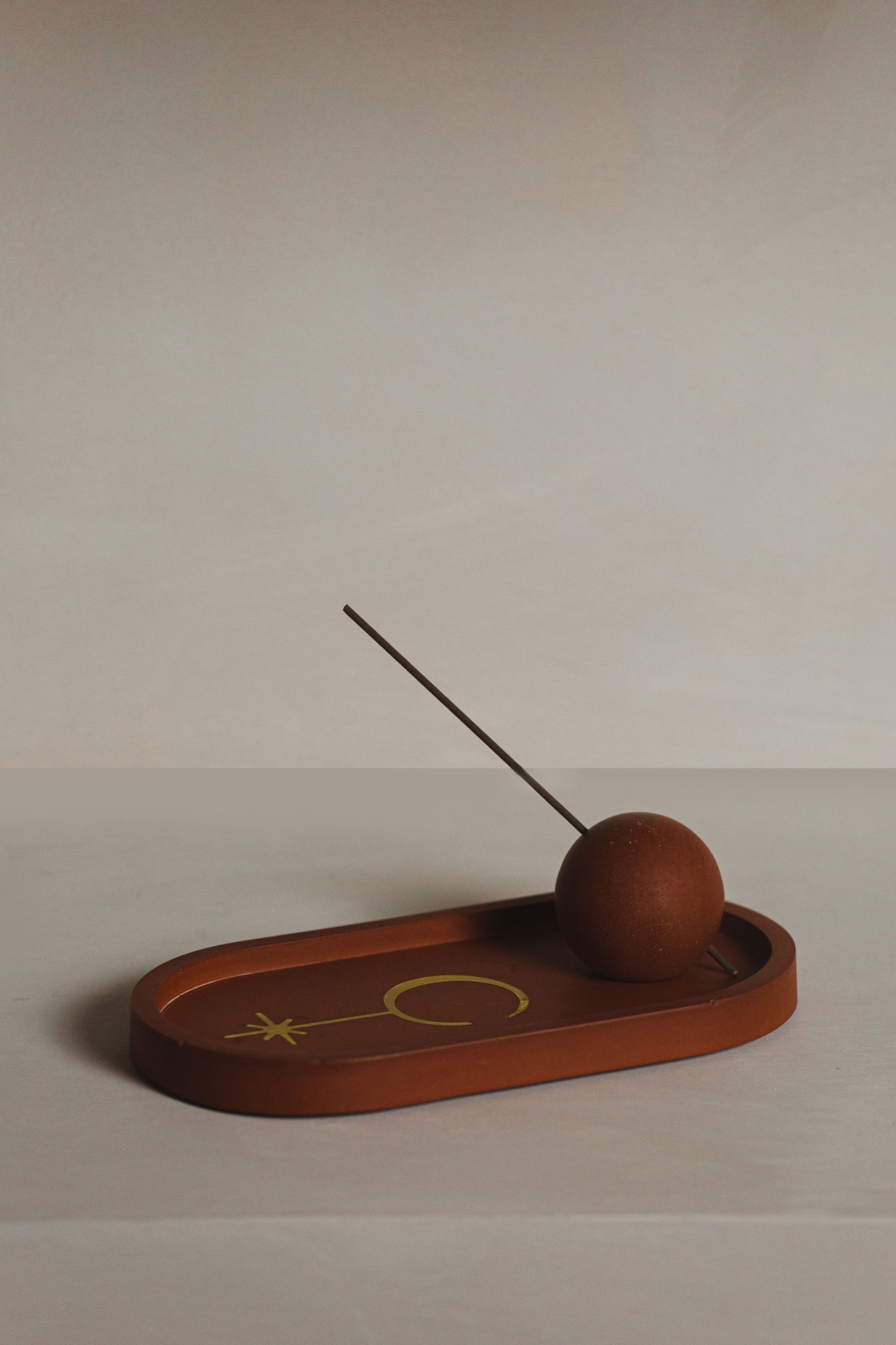 Symbol Incense Holder - Terracotta