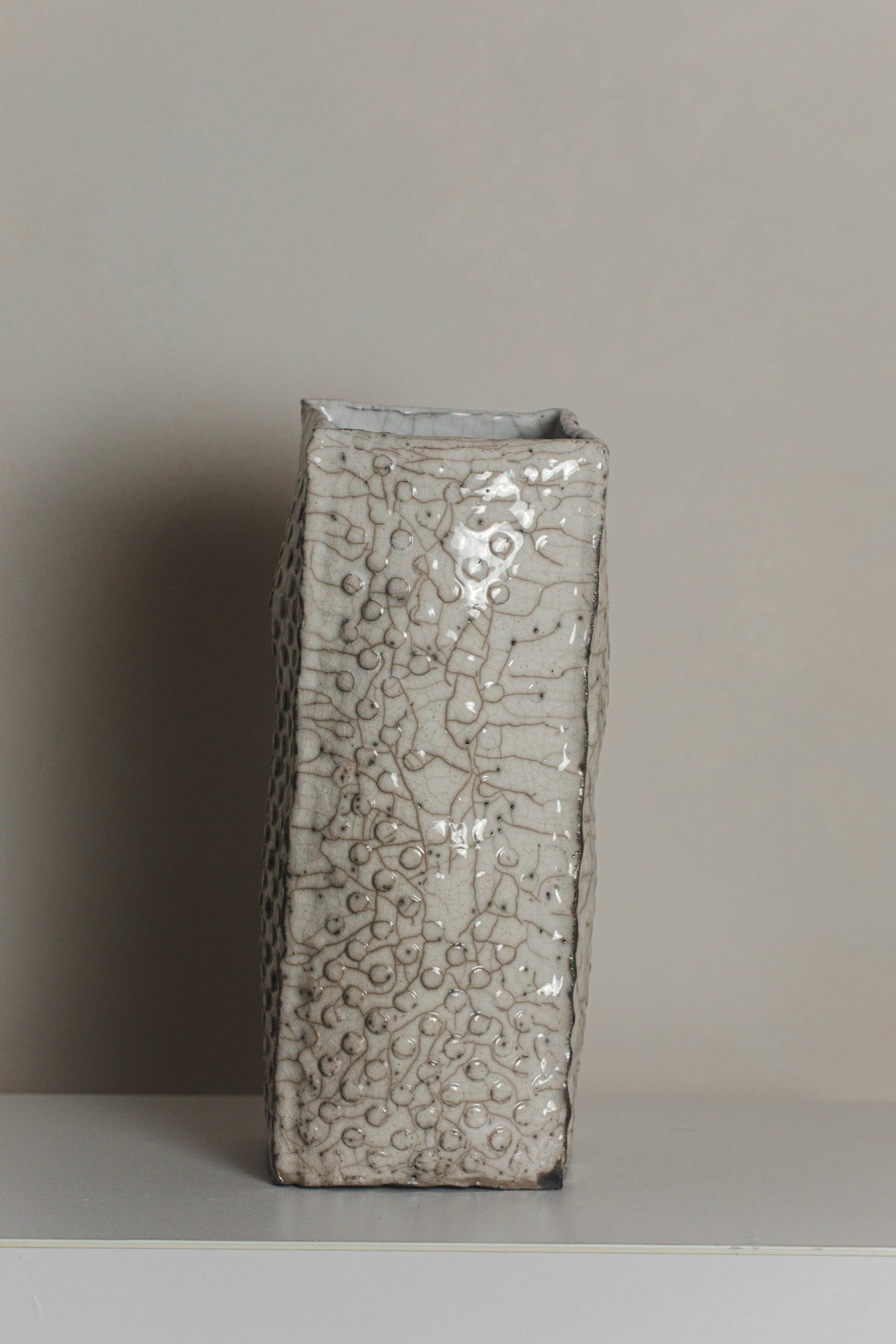 Cubic Ceramic Vases with Spots