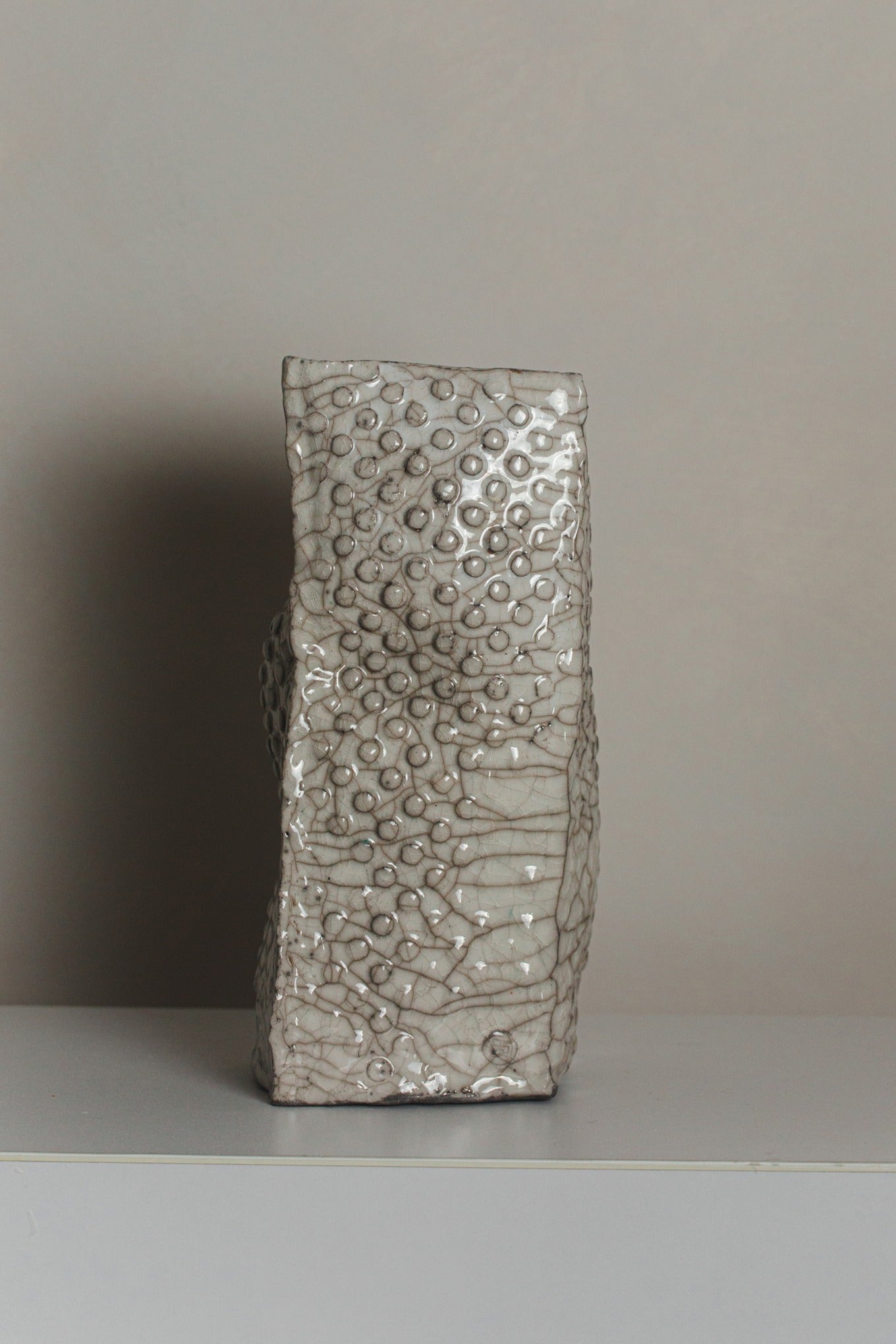 Cubic Ceramic Vases with Spots