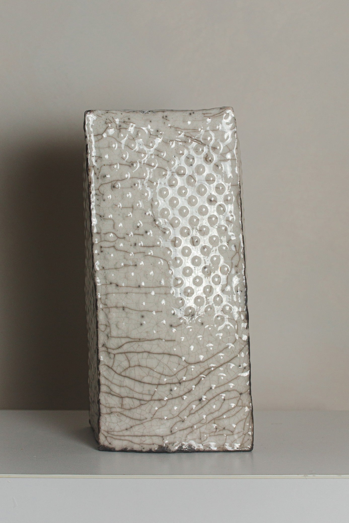 Cubic Ceramic Vases with Spots