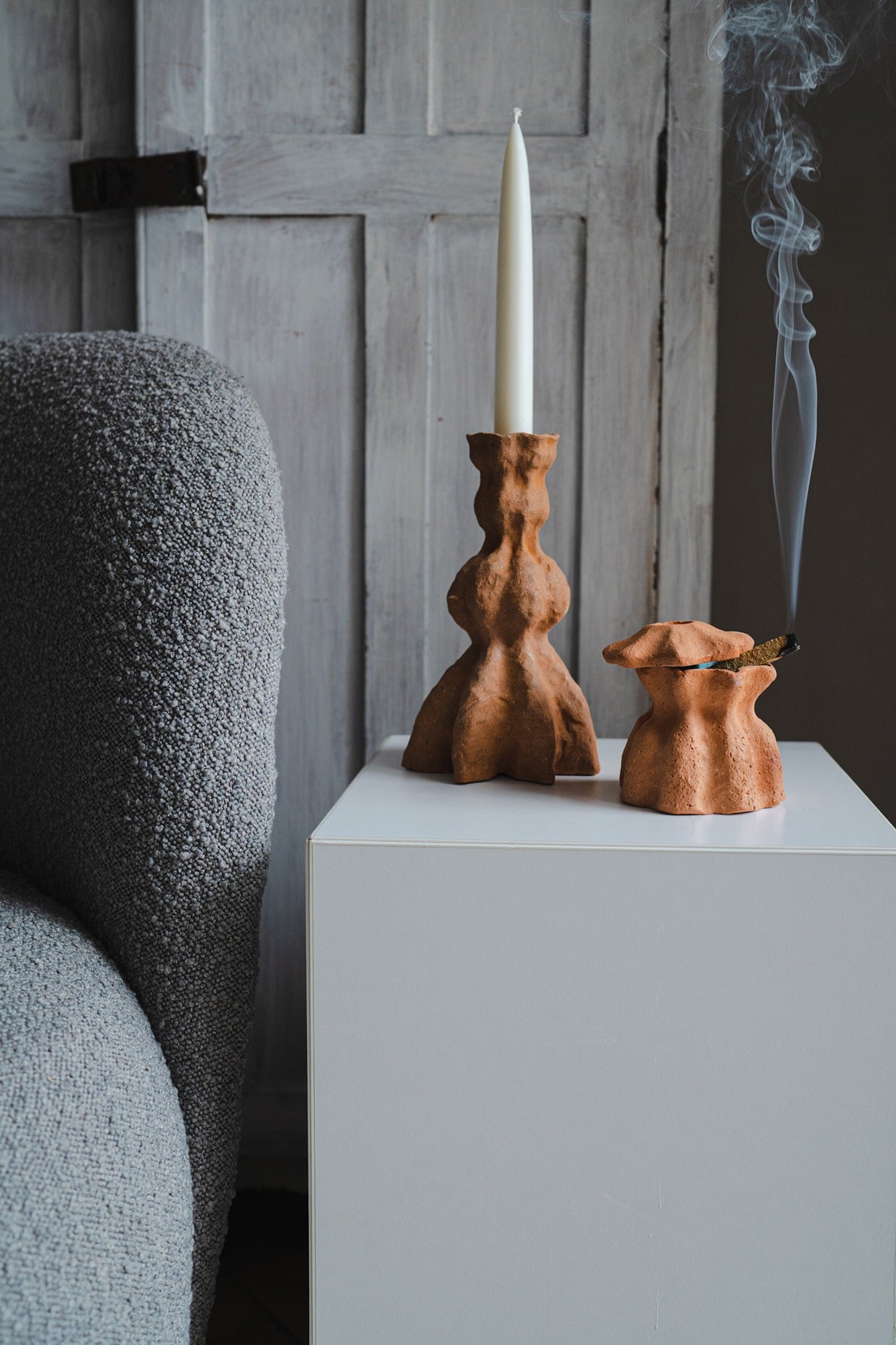 Frankincense & Resin Ceramic Burner - Terracotta