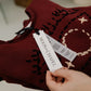 Sacred Space - Burgundy Crew Neck Sweatshirt