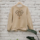 Eyes of the Heart - Beige Crew Neck Sweatshirt