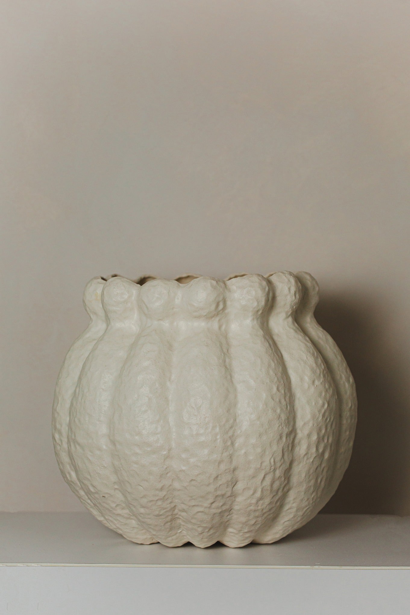 White Temple Vases