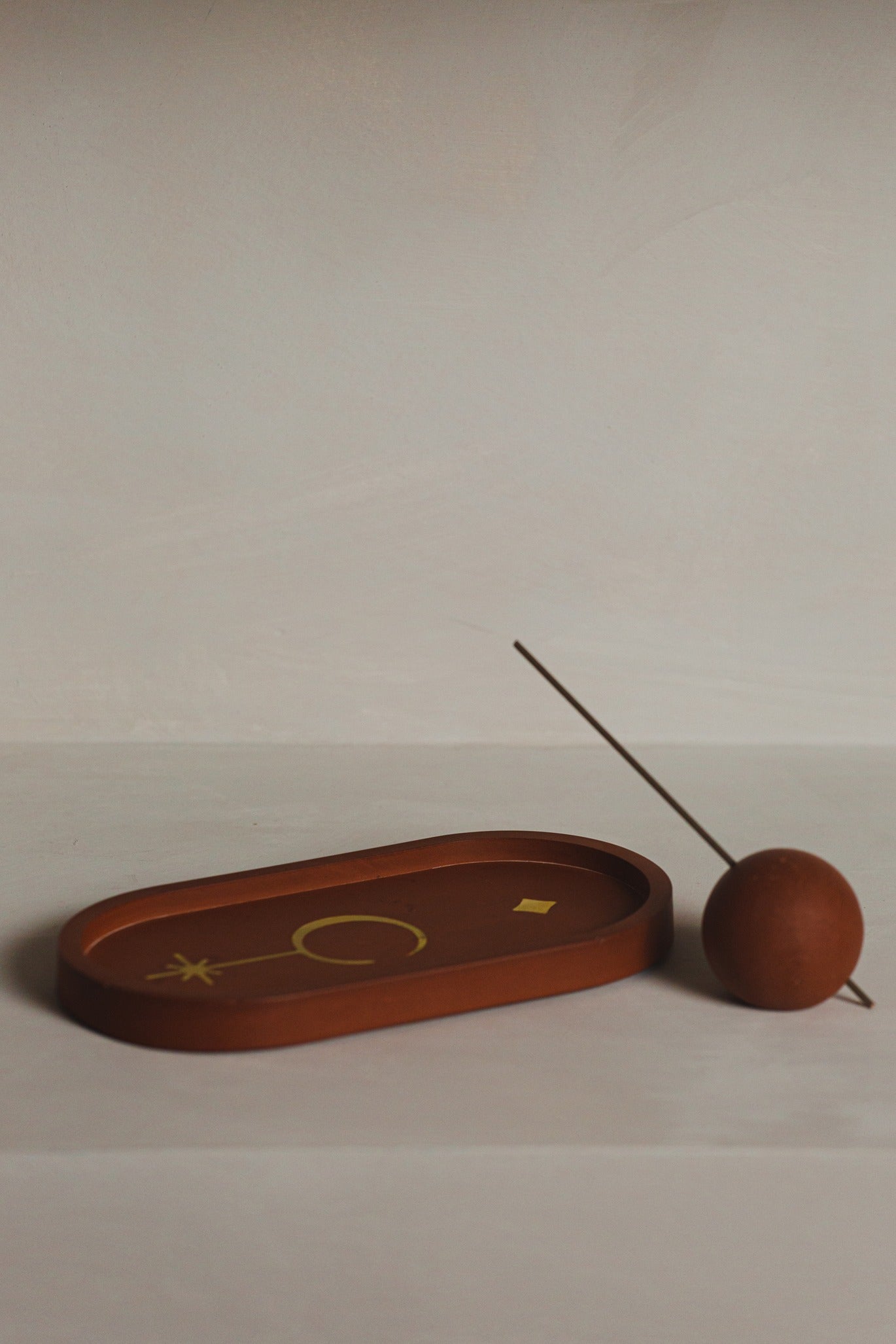 Symbol Incense Holder - Terracotta