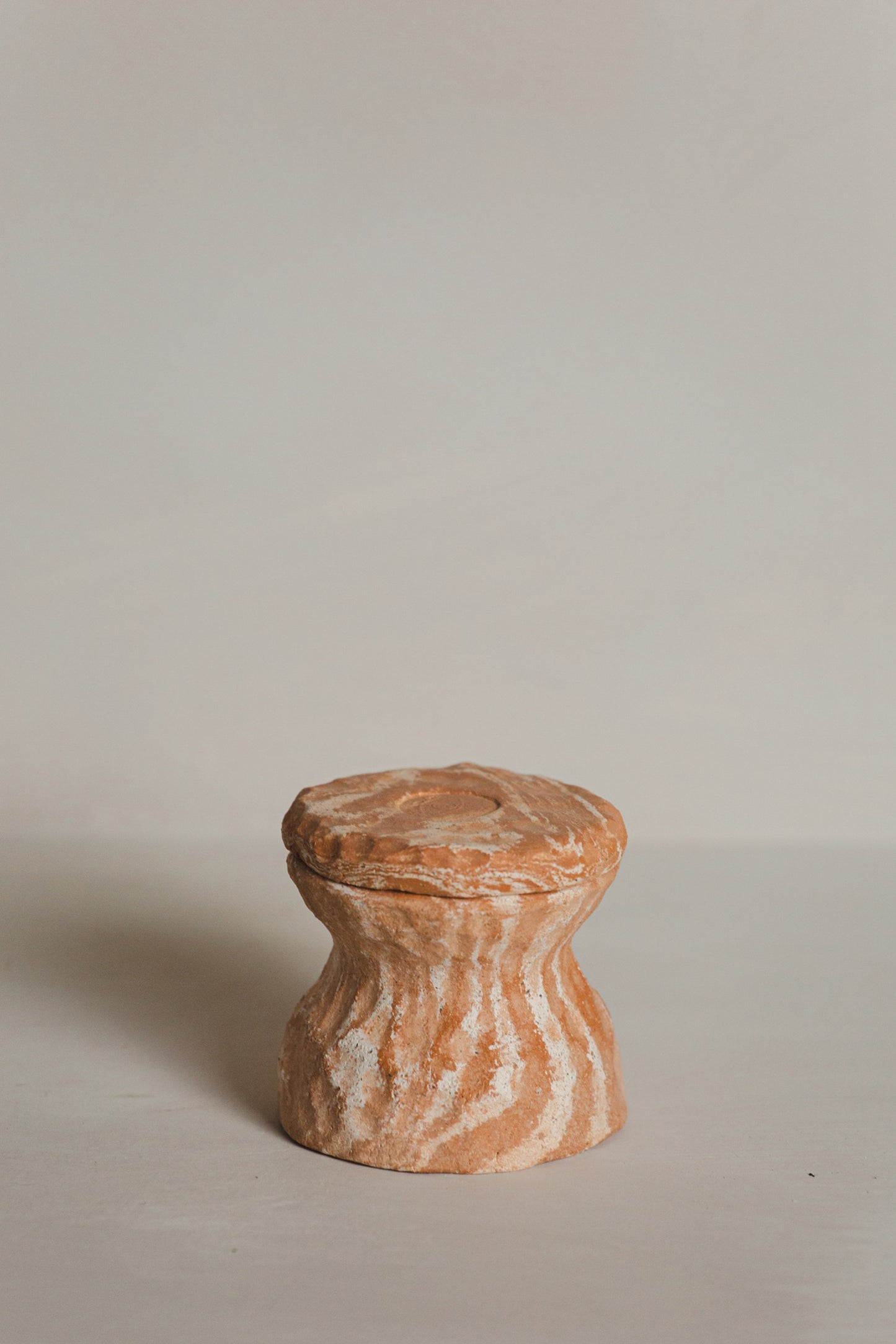 Frankincense & Resin Ceramic Burner  - Beige Marble