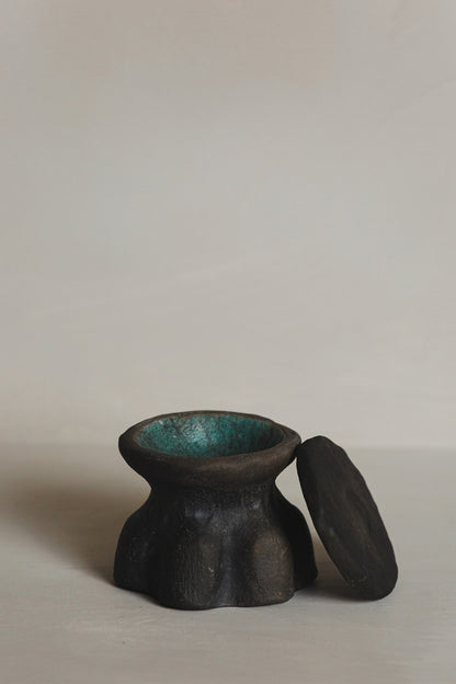 Frankincense & Resin Ceramic Burner  - Beige Marble