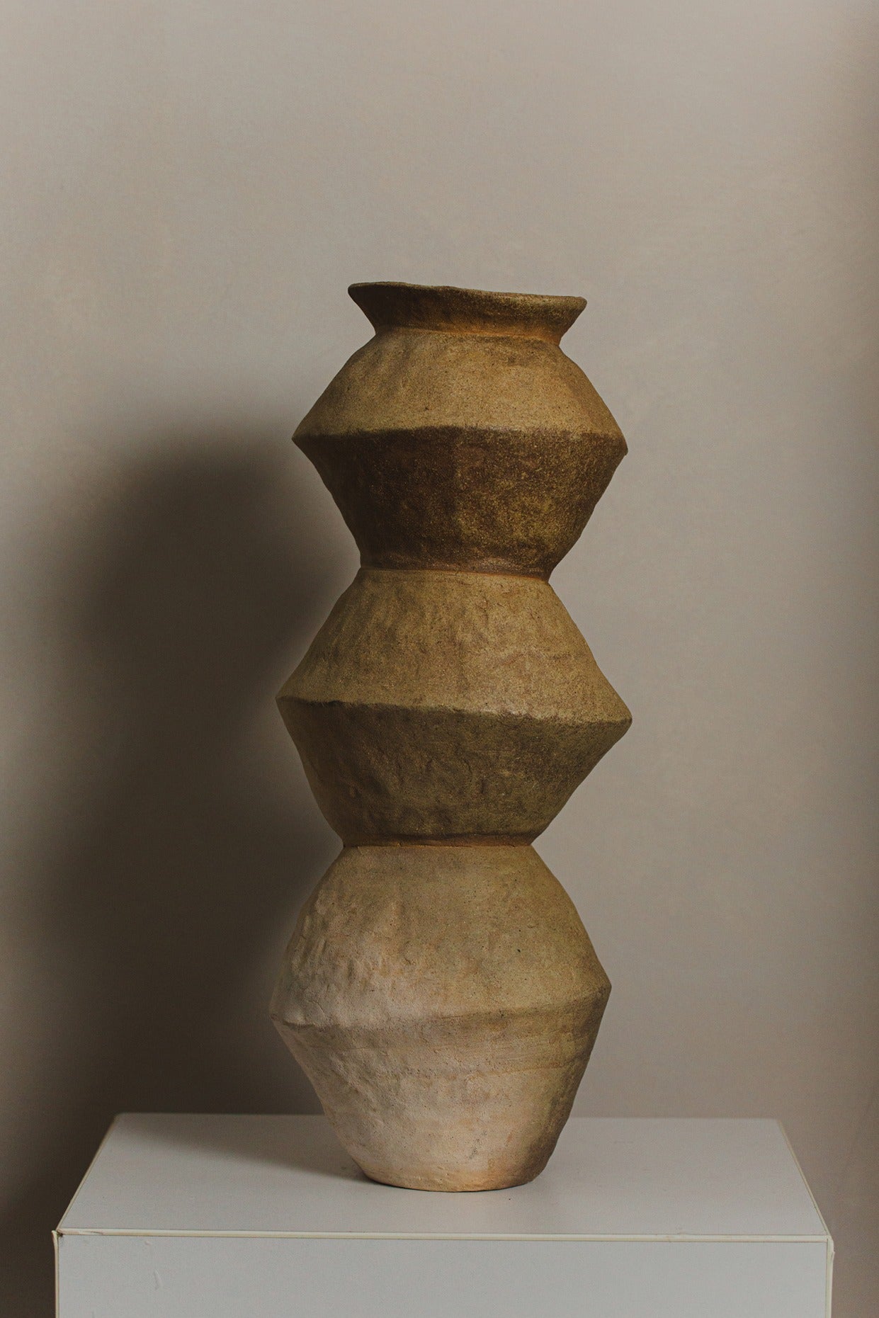 Geometric Column Vases