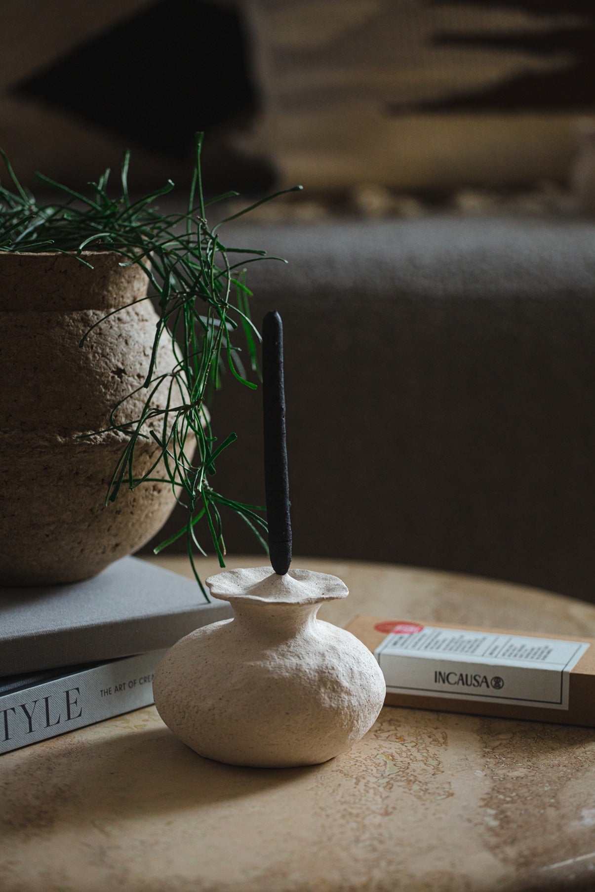 Makyvky Incense Holder - White