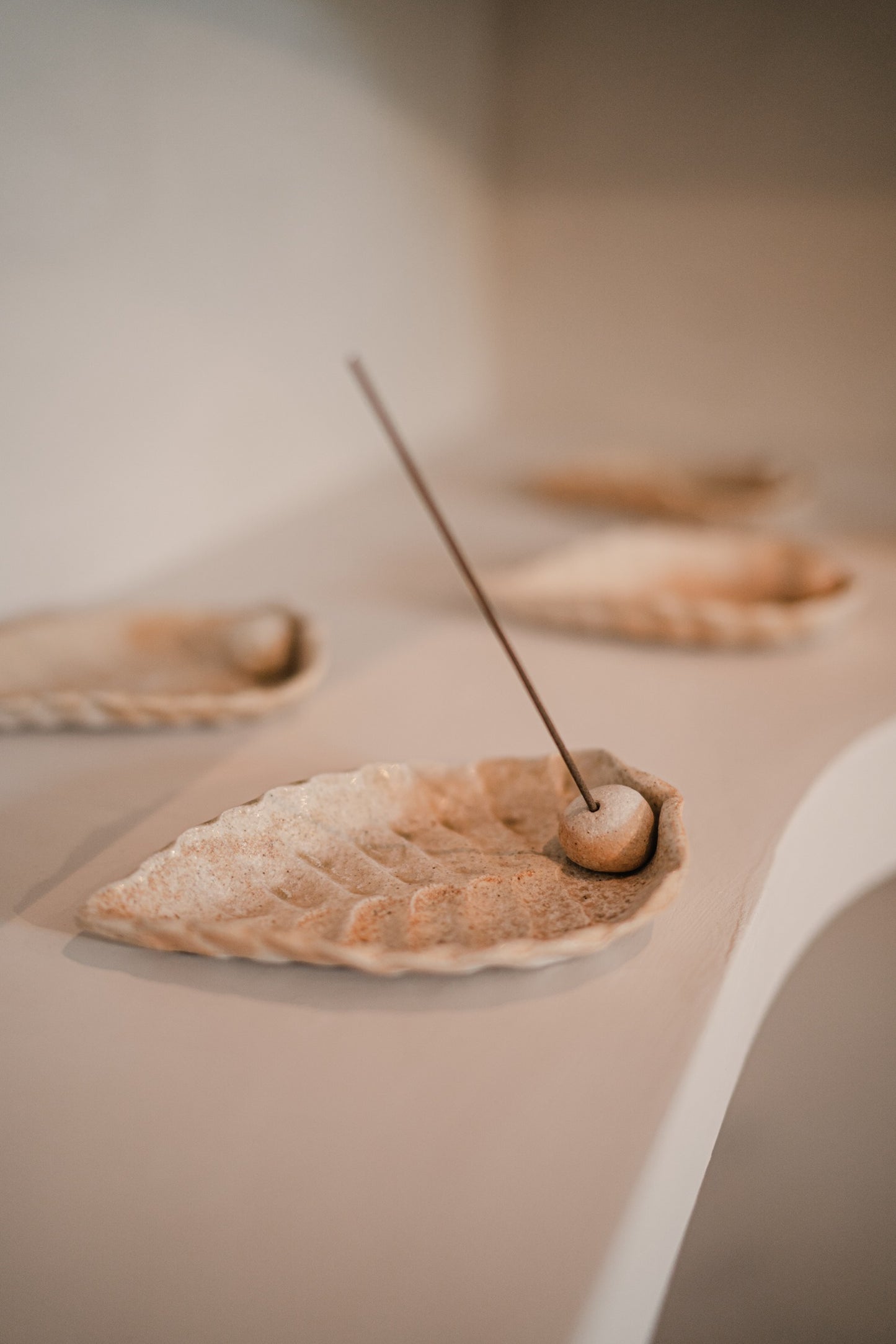 Sweet Cherry Tree Leaf Incense Holder