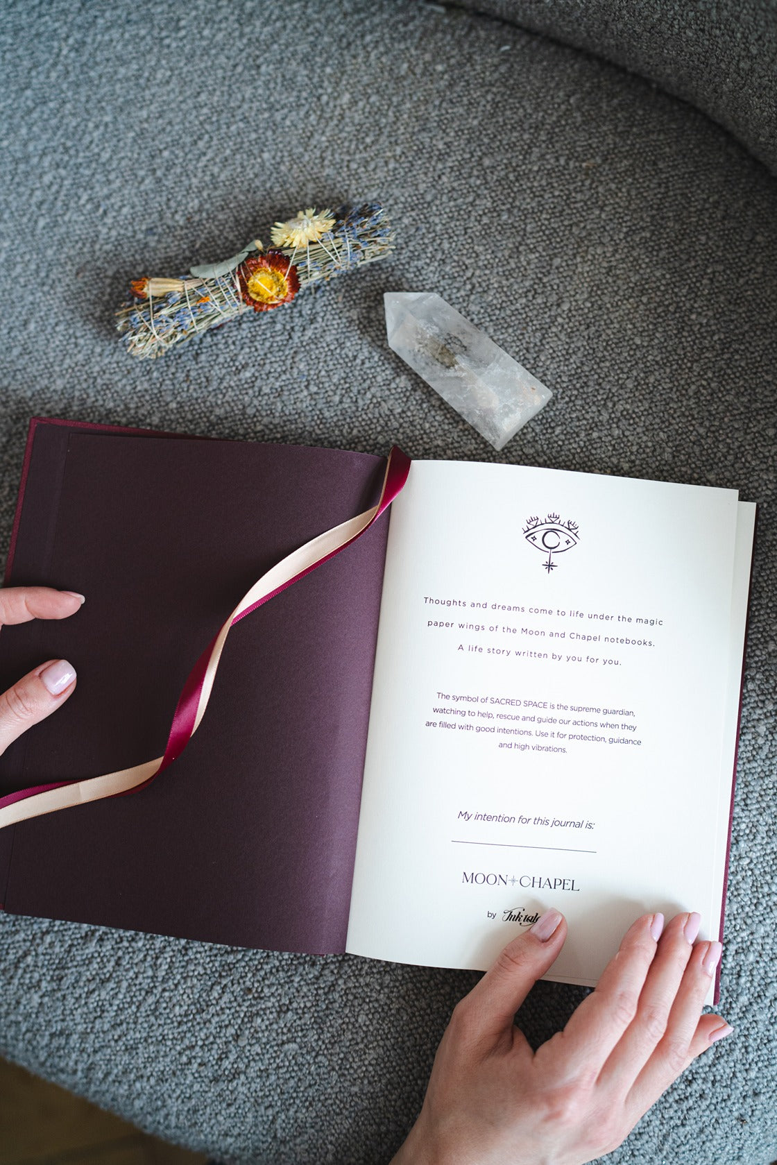 Good Omen Journal - Burgundy