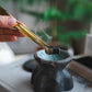 Frankincense & Resin Ceramic Burner  - Dark Grey