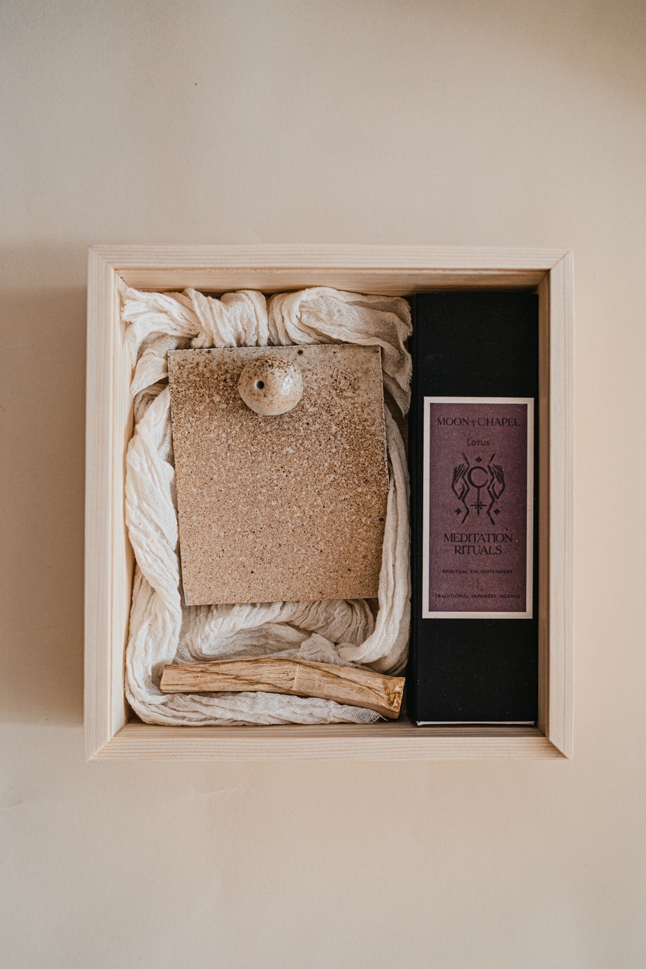 Japanese Square Incense Holder