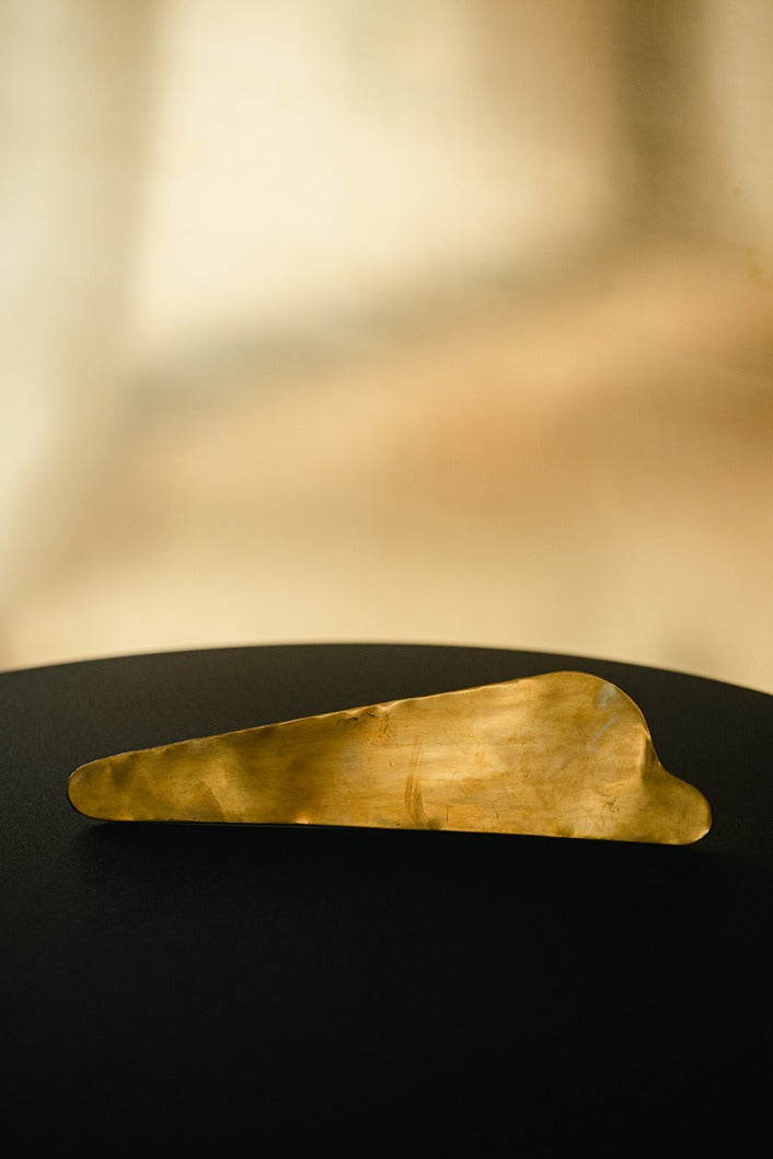 Golden Raindrop Incense Holder - Plain