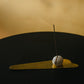 Golden Raindrop Incense Holder - Plain